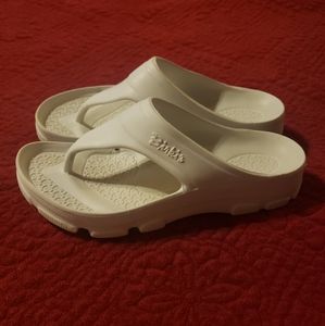White Birkenstocks rubber 8.5